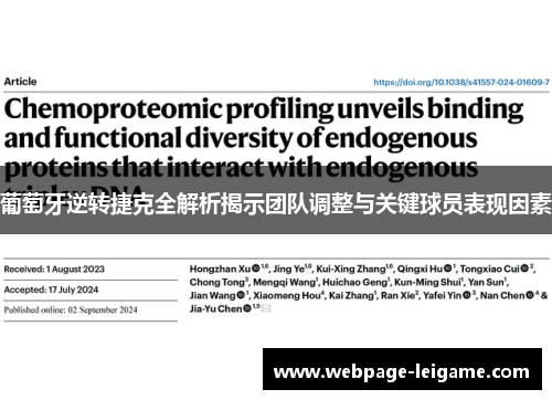 葡萄牙逆转捷克全解析揭示团队调整与关键球员表现因素