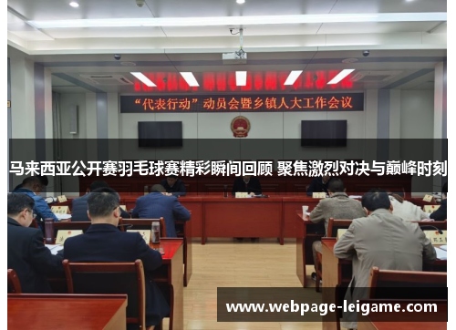 马来西亚公开赛羽毛球赛精彩瞬间回顾 聚焦激烈对决与巅峰时刻