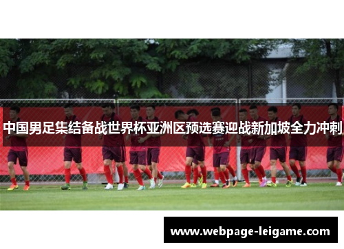 中国男足集结备战世界杯亚洲区预选赛迎战新加坡全力冲刺